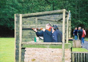 clay pigeon shooting